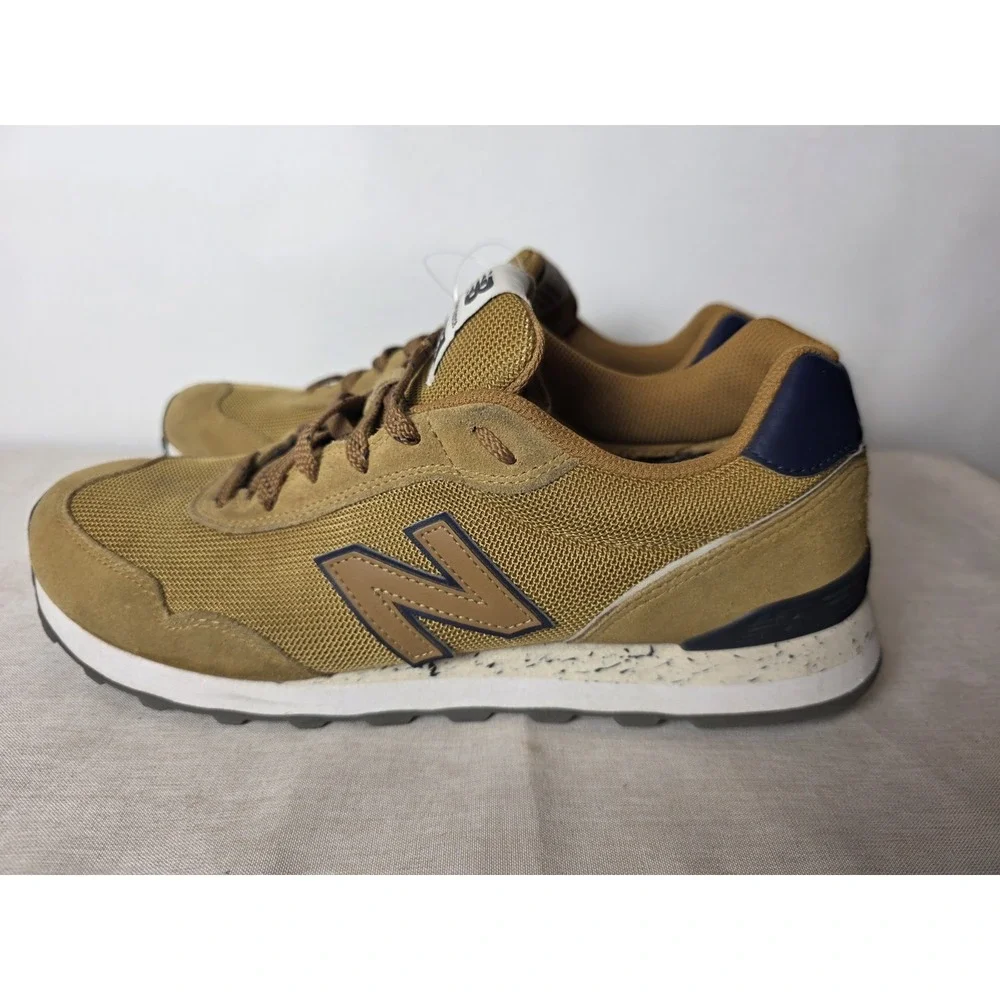 New Balance Men's Mustard 515 Mesh Low Top Lace-Up Sneaker Size 11.5